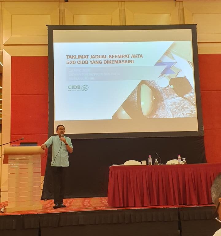 Taklimat Jadual Keempat Akta 520 CIDB Yang Dikemaskini