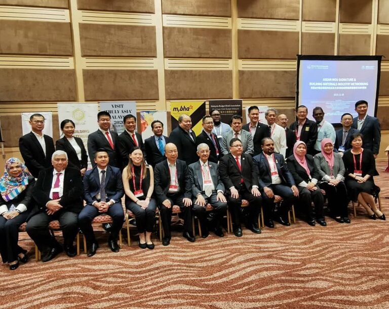 Asean Mou Signature & Building Materials Industry Networking