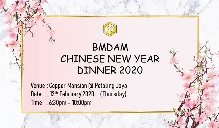 BMDAM 2020 Members Chinese New Year Dinner