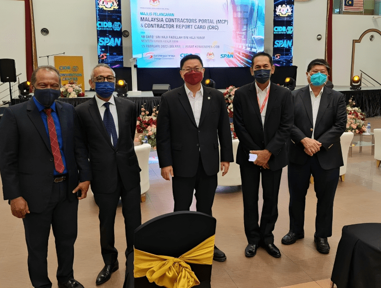 Official Launch of Malaysia Conntractor Portal (MCP) and Contractor Report Card (CRC)
