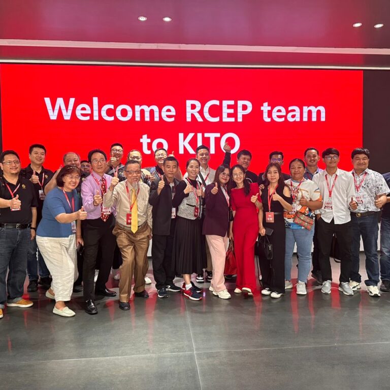 Welcome the RCEP Team to KITO @ China Ceramic City in Foshan, China