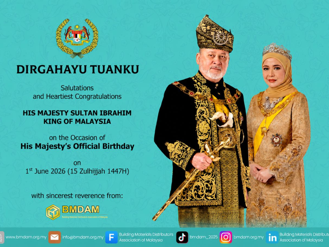 Agong Birthday 2026 Poster