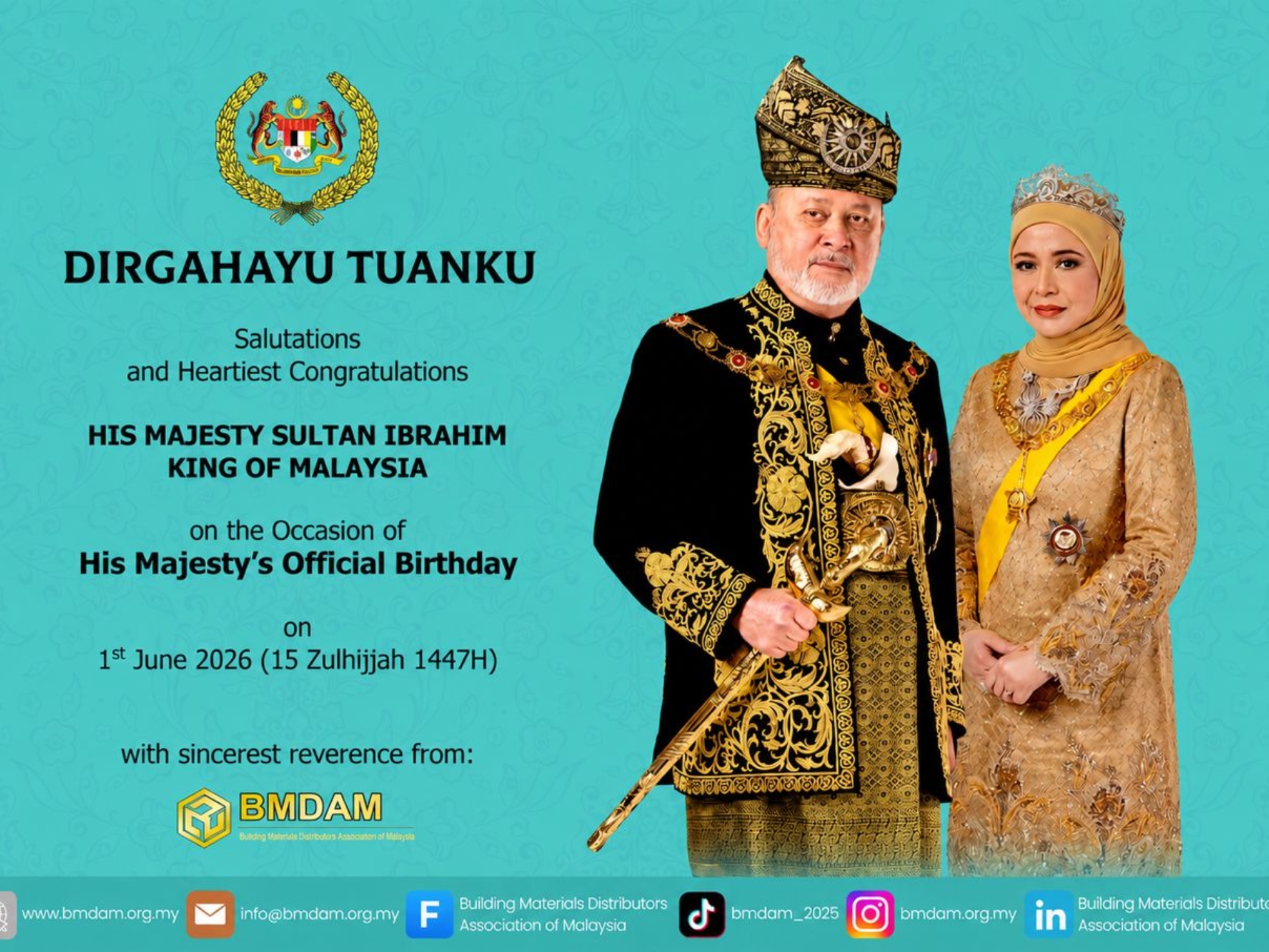Agong Birthday 2026 Poster