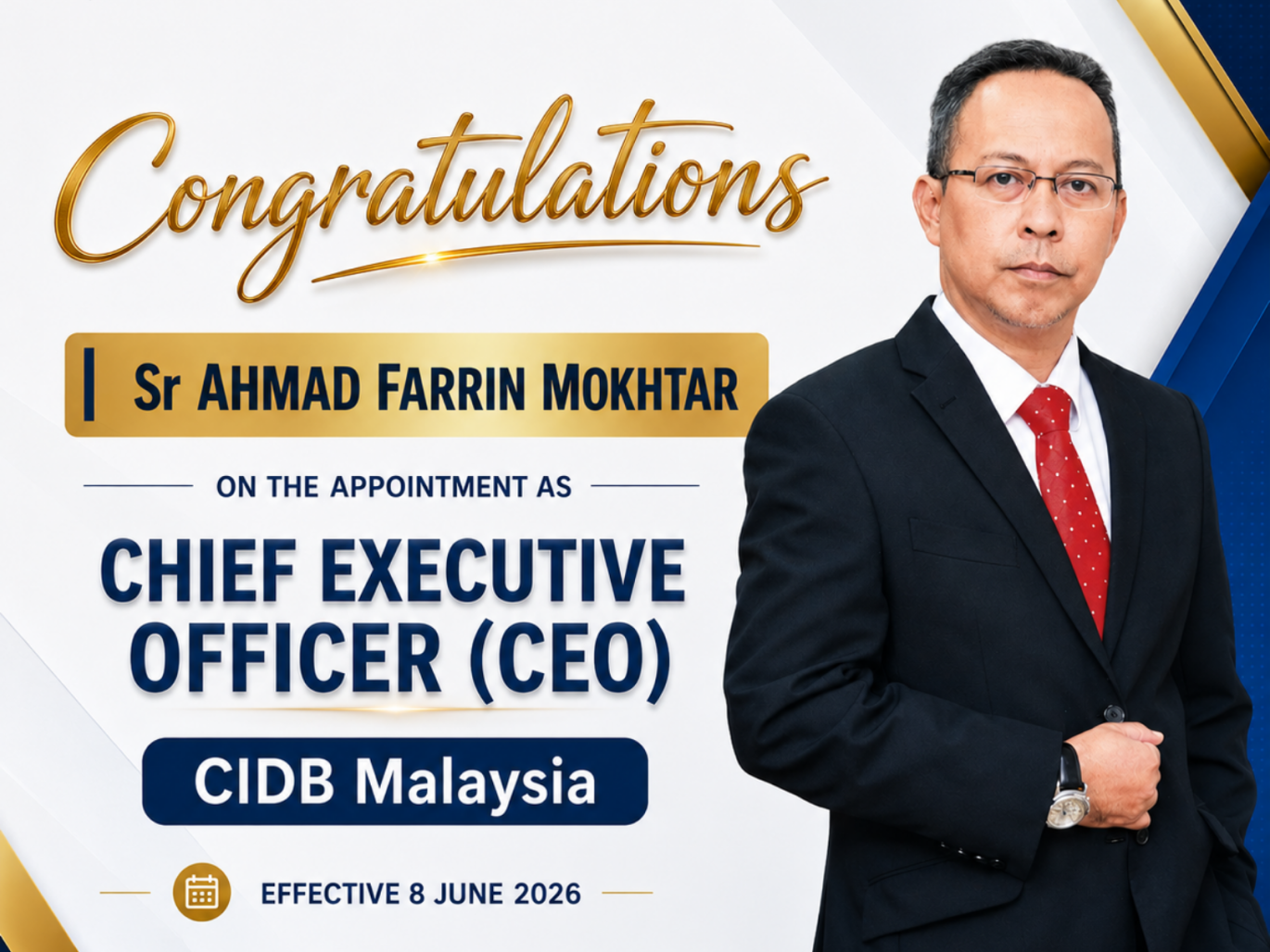 CIDB Malaysia new CEO Poster (1)
