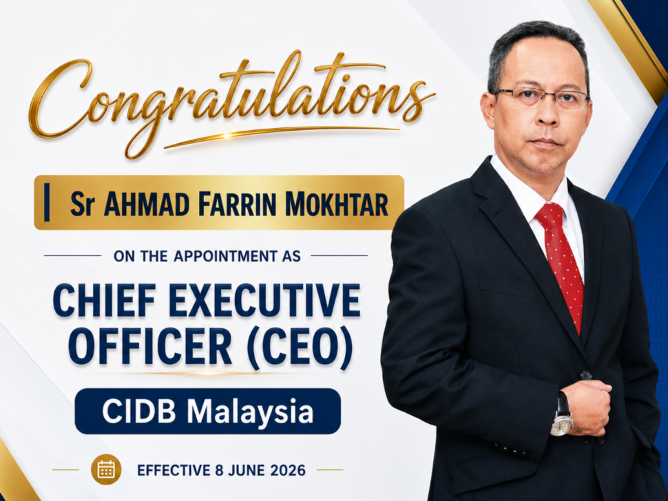CIDB Malaysia new CEO Poster (1)